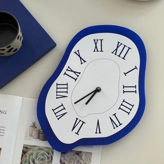 Irregular Wave Acrylic Clock  Wall Clock
