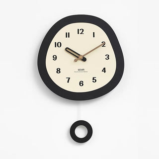 Monochrome Nuance Clock Pendulum Clock Wall Clock