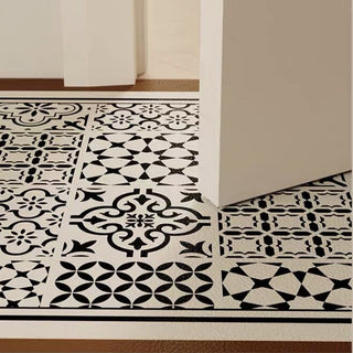 Tile pattern Water-repellent entrance mat 50 x 80 cm wipeable mat