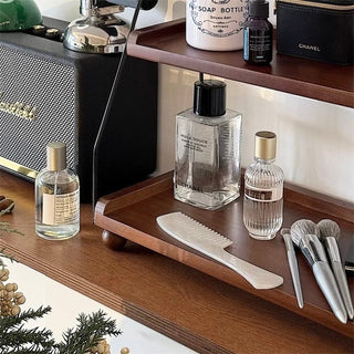 Wood Wire Retro Two-Tier Storage Rack Spice Rack