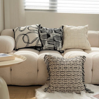 Jacquard Mix Monotone Cushion Cover  45 x 45 cm