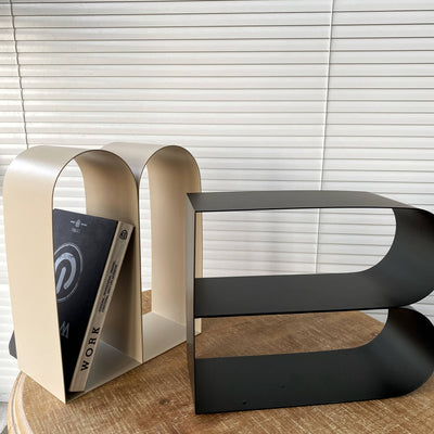 Arched Iron Two-Tier Display Rack  Storage