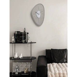 Matte Gray Nuance Design Art Clock  Wall Clock