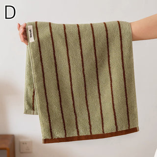 Classic Stripe Face Towel  100% Cotton Hanging Type Combed Cotton
