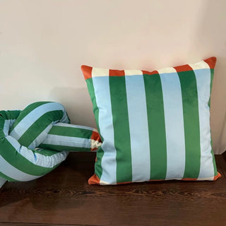 Multicolor Stripe Cushion Cover  45 x 45 cm