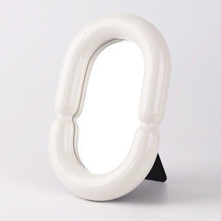 Oval Chubby Frame Mirror   Wall-mounted Tabletop