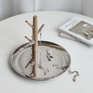 Tree-shaped accessory key stand tray