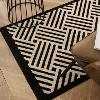 Braided pattern Door mat entrance mat 2 sizes: 50x80cm and 60x90cm