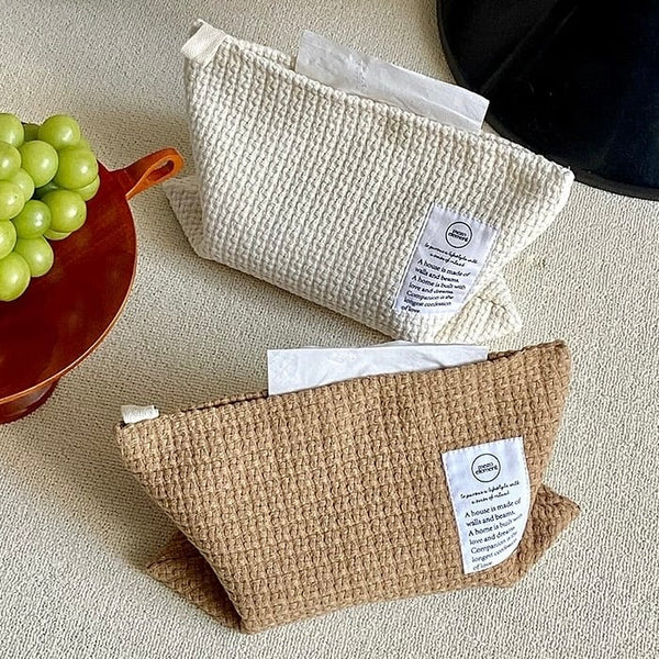Fabric Simple Tissue Case  Tissue Cover Hanging Type
