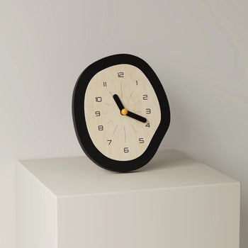 Nuance Silhouette Bicolor Clock Table Clock Silent