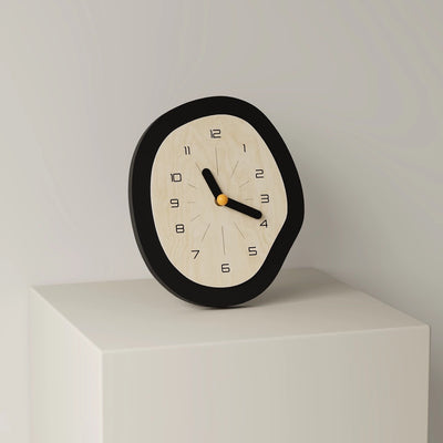 Nuance Silhouette Bicolor Clock Table Clock Silent