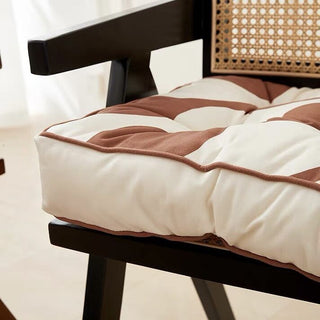 Geometric pattern Square Thick Chair Cushion