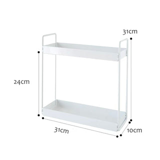Iron Frame Slim Tier Tray Rack   Cosmetic Storage