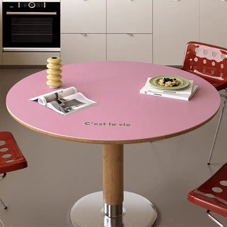 Simple Lettering Color Round Tablecloth Mat    60cm x 80cm