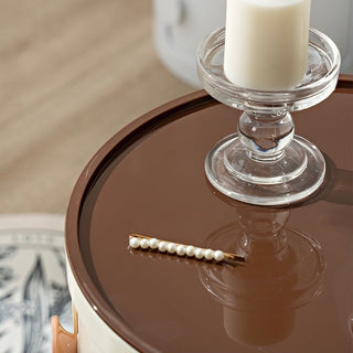 Round Three-Tier Storage Cylindrical Rack Side Table
