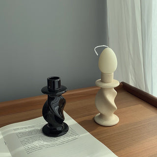 Ceramic Twist Candle Holder