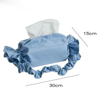 Candy motif gathered tissue case bag hanging water repellent.