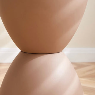 Hourglass design side table stoolin  chair