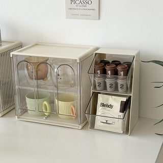 Clear Acrylic Two-Tier Display Storage Box