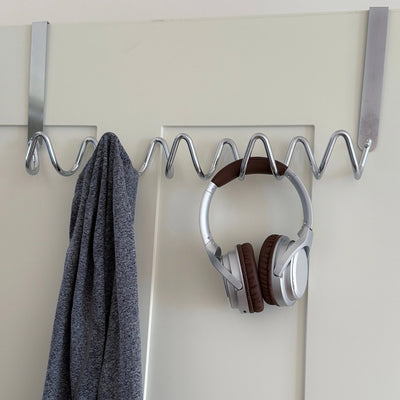WavyWave Door Hooks  6 Types  Hanger Hooks   Suitable for Rental Properties  No Drilling Required