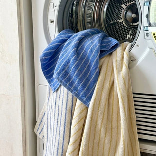 Simple Pin Stripe Color Face Towel     100% Cotton  Combed Cotton  Absorbent