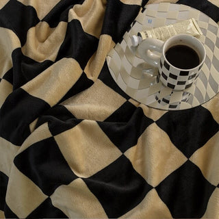 Checker Blanket   Lap Blanket Throw  100 x 150 cm