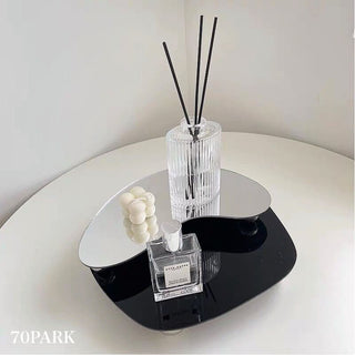 Legged Wave Acrylic Mirror Tray