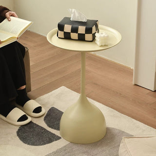 Iron Round Compact Side Table  Sofa Table