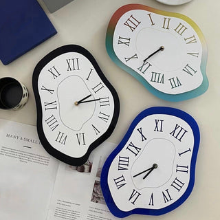 Irregular Wave Acrylic Clock  Wall Clock