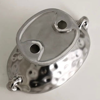 Handled Nuance Ceramic Accessory Tray  Small Item Holder