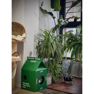 Green Pack-type Cat House Cat House Scratching Post Cardboard House