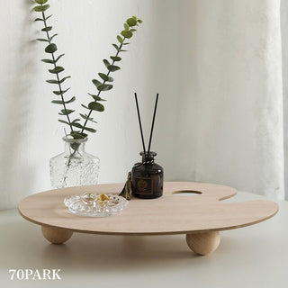 Wooden Pallet-Shaped Accessory Tray with Legs   Small Item Holder