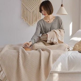 Waffle Cotton Multi-Cover Blanket