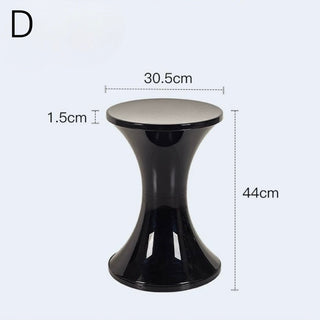 Curved design storage stool side table  in  chair