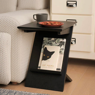 Simple Modern Display Side Table  Storage Magazine Rack Coffee Table