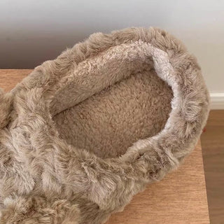 Fluffy Dog Room Shoes Indoor Slippers for Dogs