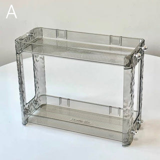 Lightweight Clear Tier Cosmetic Storage Rack