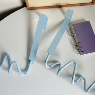 WavyWave Door Hooks  6 Types  Hanger Hooks   Suitable for Rental Properties  No Drilling Required