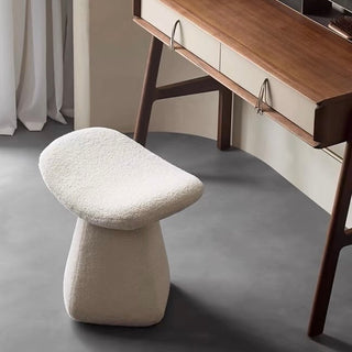 White Modern Stool Dresser Chair Ottoman