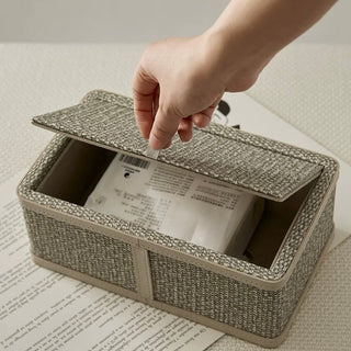 Modern Design Leather Tissue Case