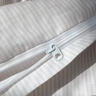 Flower Stripe Duvet Cover Set