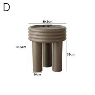 Combination Color Round Side Table  Table Stool