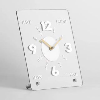 Clear Color Acrylic Square Clock  Table Clock