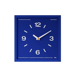 Square Frame Color Clock  Wall Clock