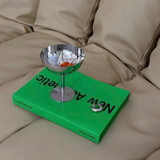 Stainless Steel Small Item Container Candle Holder  Tray
