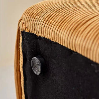 Bench-style woven stoolin  ottoman 38cm high