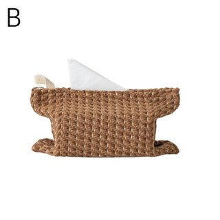 Tweed Simple Tissue Case Cover Hanging Type