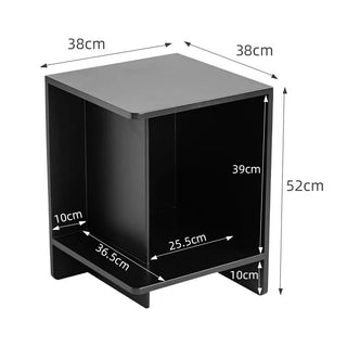 way Square Storage Side Table  Magazine Rack Storage Monotone