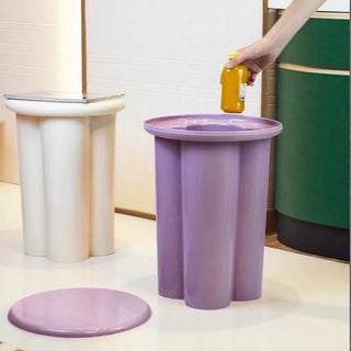 Storage included Compact Colorful Round Side Table  Stool Chair