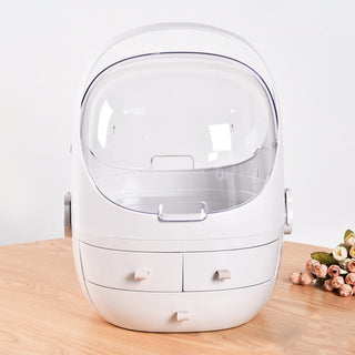 Portable Large Capacity Cosmetic Box  Makeup Storage